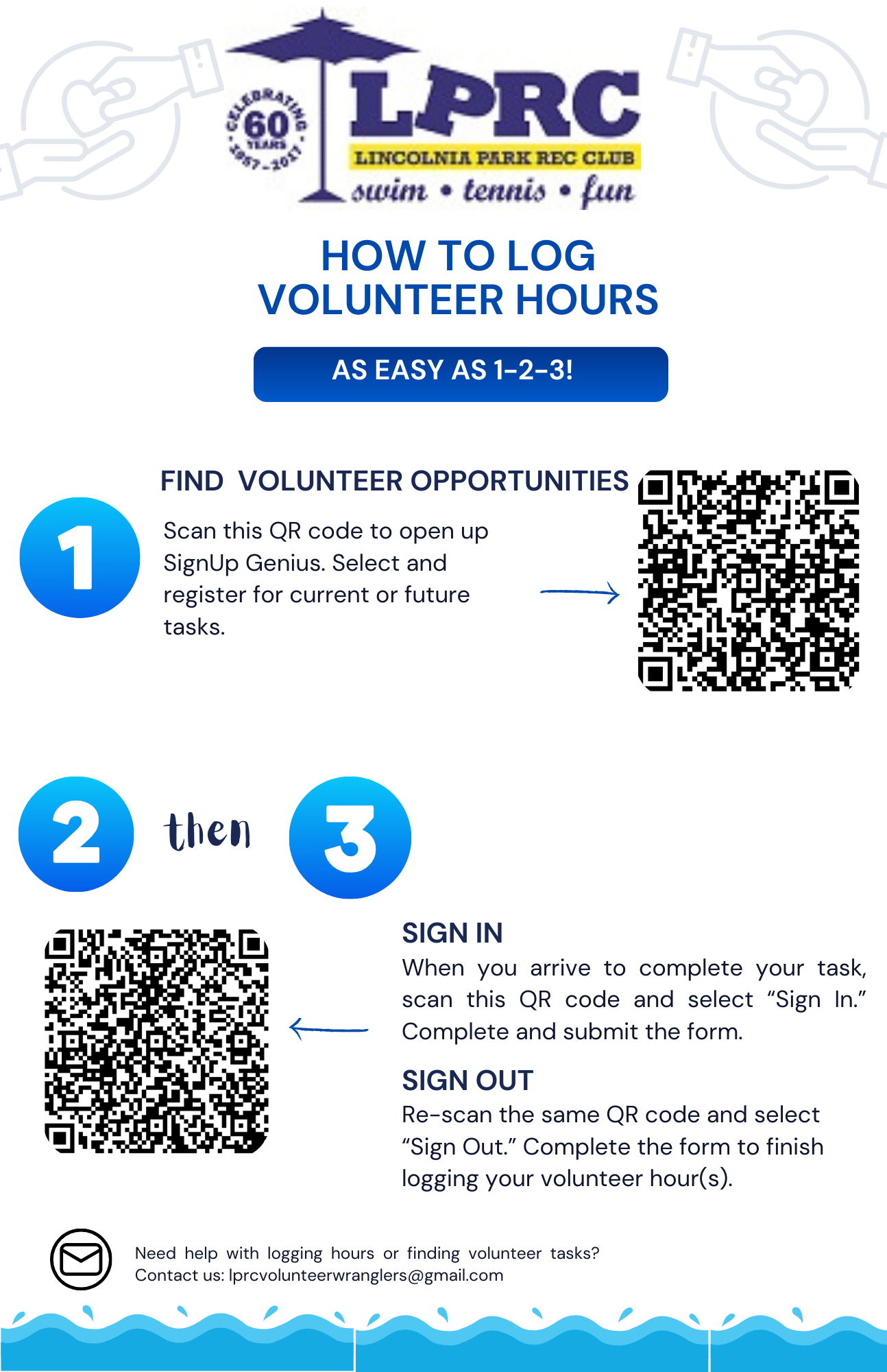 QR Code for volunteering